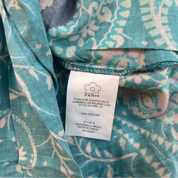 NWT FARM RIO ANTHROPOLOGIE WRAP MIDI DRESS - Picture 16 of 16